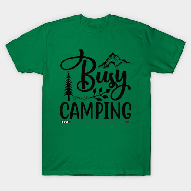 Busy Camper T-Shirt by Usea Studio